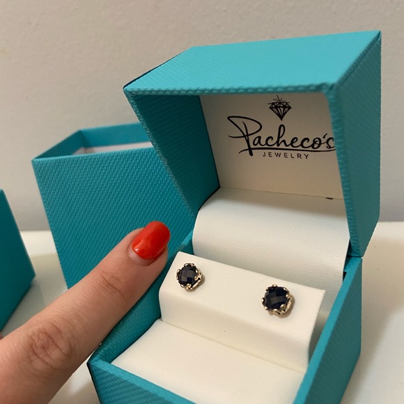 SAPPHIRE EARRINGS - Picture 4 of 4